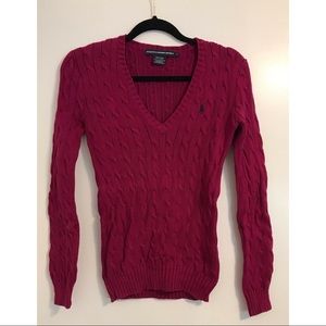 Plum pink Ralph Lauren sweater